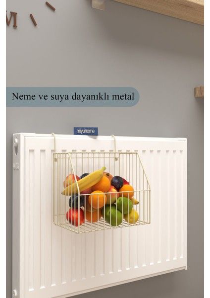Asılabilir Meyve Sebze Sepeti Metal Sebzelik Asılabilir Düzenleyici Mutfak Düzenleyici Organizer fiyatları