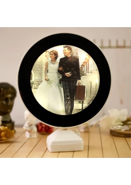 Kişiye Özel Fotoğraf Çerçeveli Sihirli Ayna