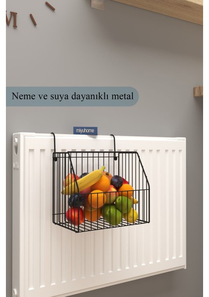Asılabilir Meyve Sebze Sepeti Metal Sebzelik Asılabilir Düzenleyici Mutfak Düzenleyici Organizer fiyatları