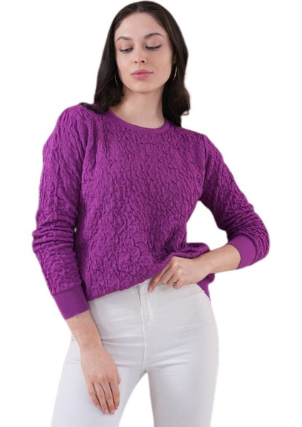 Kadın Bisiklet Yaka Büzgülü Kazak 12833 BGL-ST04228 fiyatları