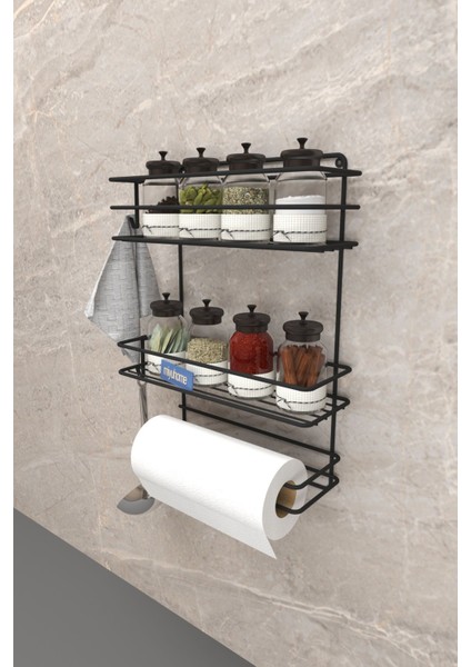 Kancalı Mutfak Düzenleyici Baharatlık Havluluk Paslanmaz Banyo Rafı Mutfak Banyo Rafı Organizer modelleri