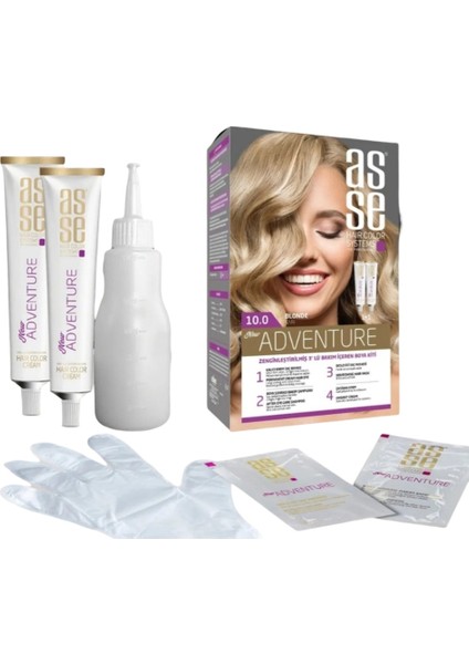 Set Saç Boyası 10.0 50 50 ml