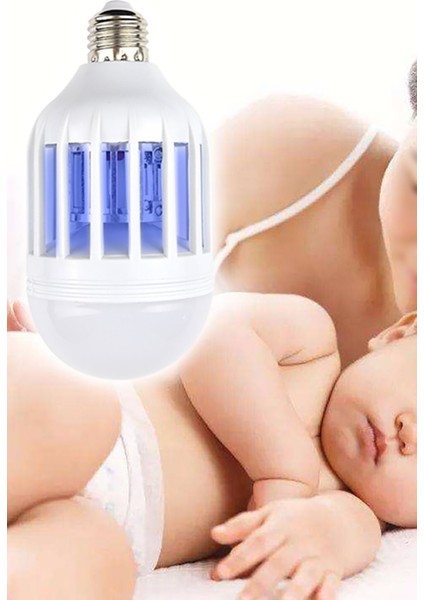 Sinek Öldürücü + Tasarruflu Led Ampül 15 Watt Sinek Kovucu Ampul