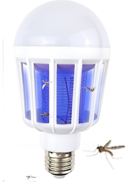 Sinek Öldürücü + Tasarruflu Led Ampül 15 Watt Sinek Kovucu Ampul