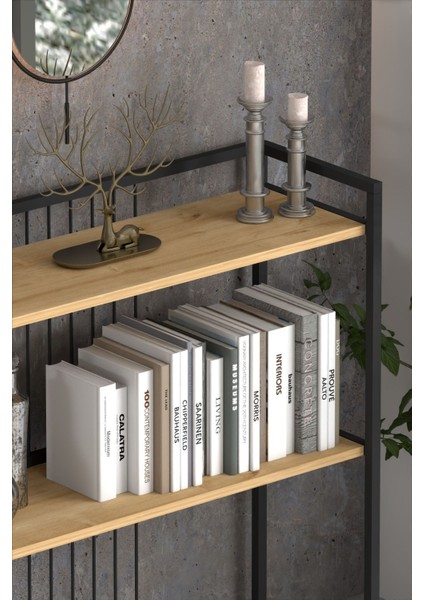 2 Raflı Metal Dresuar Raflı Lüx Dresuar Kitaplık Salon Düzenleyici 2 Raflı Konsol fırsatları