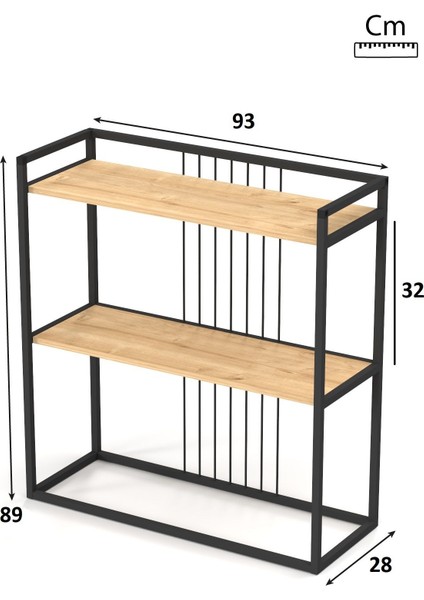 2 Raflı Metal Dresuar Raflı Lüx Dresuar Kitaplık Salon Düzenleyici 2 Raflı Konsol indirimleri