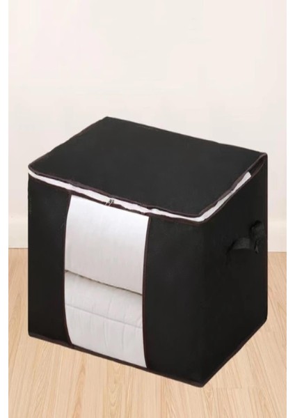 Siyah 5 Adet Üst Kalite Pencereli Kıyafet Eşya Saklama Hurcu Baza Altı Depolama Hurcu Organizer indirimleri