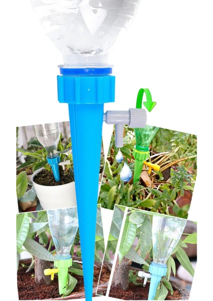 Sulama Saksı Sulama Aparatı 4 Adet Otomatik Damlama Sistemi 4 Lü