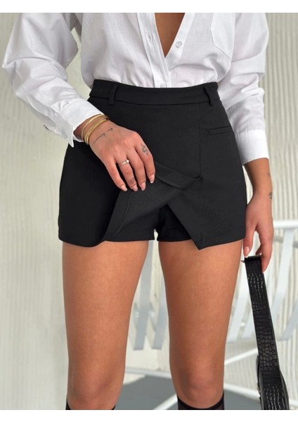 Şortlu Etek - Siyah modelleri