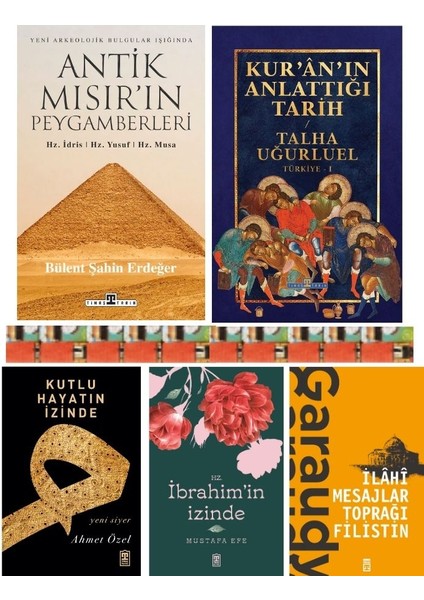 Antik Mısır / Kuranın Anlattığı Tarih / Hz.İbrahimin İzinde / İlahi Mesajlar Toprağı / Kutlu Hayatın İzinde (5 Kitap)