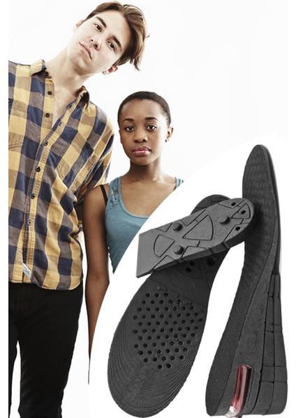 Hava Yastıklı Boy Uzatıcı Tabanlık Tam Boy (7 cm Kadar) - Tüm Numaralara Uyarlanabilir Dolgu Topuk fiyatları