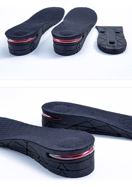 Hava Yastıklı Boy Uzatıcı Tabanlık Tam Boy (7 cm Kadar) - Tüm Numaralara Uyarlanabilir Dolgu Topuk indirimleri