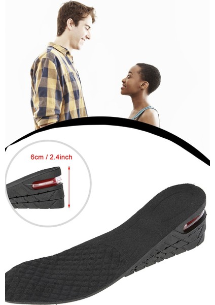 Hava Yastıklı Tam Boy Uzatıcı Tabanlık Gizli Topuk 7 cm Ortopedik modelleri
