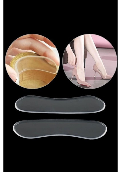 2'li Ayakkabı Vurma Önleyici Silikon Nasır Koruyucu Şeffaf modelleri