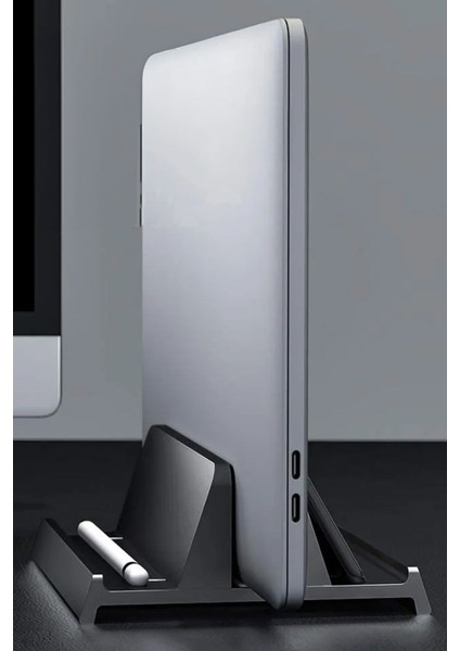 Genişliği Ayarlanabilir Masa Üstü Tablet Telefon Tutucu Stand Siyah Dikey Tablet Tutucu Stand