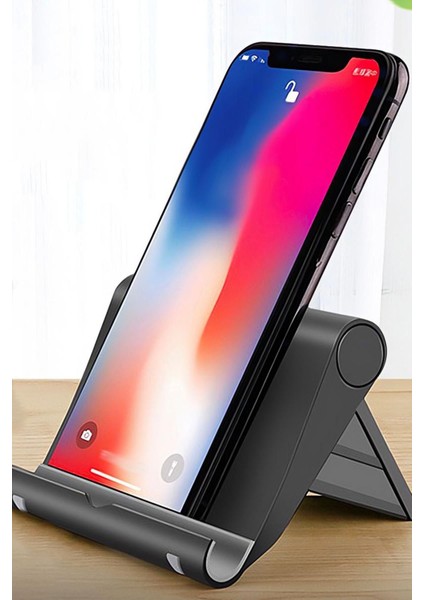 270 Derece Ayarlanabilir Tablet Telefon Standı Portatif Taşınabilir Stand