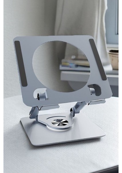 Laptop Telefon ve Tablet Tutucu, Alüminyum 360 Derece Dönebilen Soğutma Boşluğu Katlanabilir Stand fiyatları