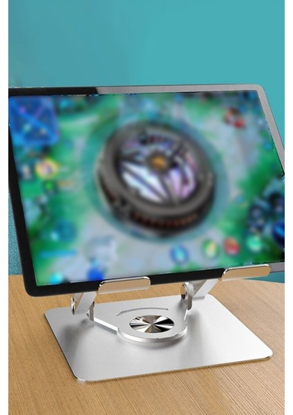 Laptop Telefon ve Tablet Tutucu, Alüminyum 360 Derece Dönebilen Soğutma Boşluğu Katlanabilir Stand modelleri