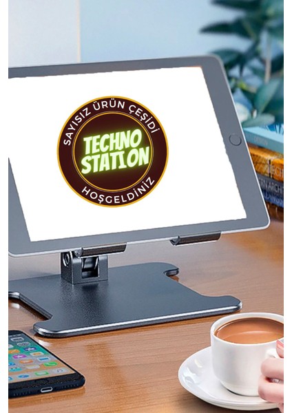 Kademeli Katlanabilir Masaüstü Telefon Tablet Standı Portatif Laptop Standı fırsatları