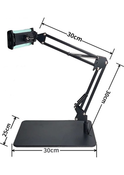 Cep Telefonu Tablet Standı Masa Üstü Metal Kaliteli Sarsılmaz Telefon Tablet Tutucu Çalışma Stand modelleri