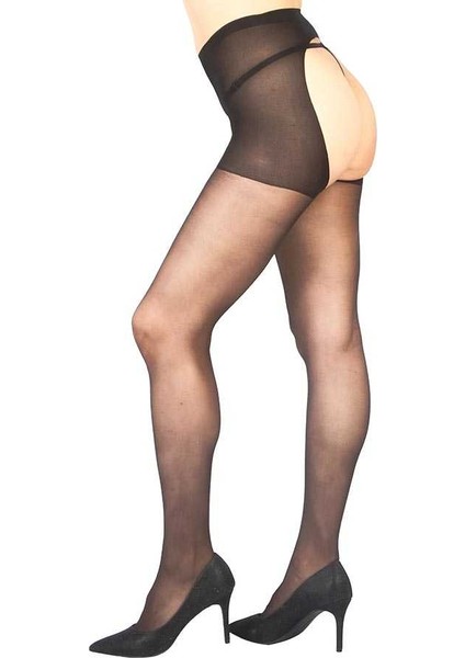 Mulvxbrf BRF02 Siyah Özel Bölgesi Açık Külotlu Çorap BRF1078 (Mulvix) fırsatları