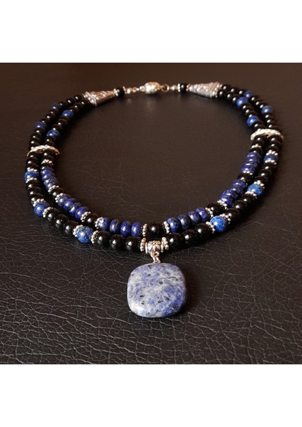 Oniks Lapis Kolye