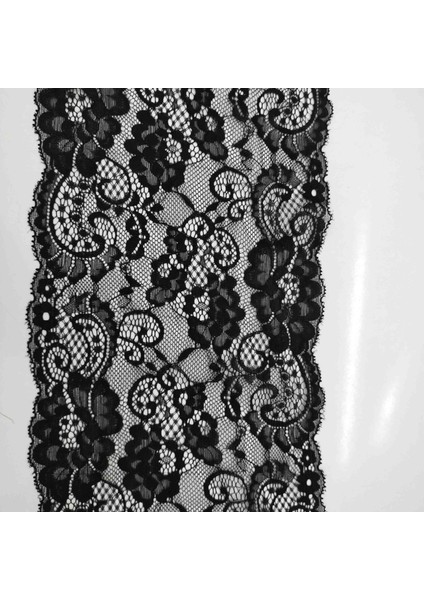 Likralı Dantel,iç Çamaşırı, Tekstil Aksesuar, Abiyedantel,18 cm - 5 Metredir.