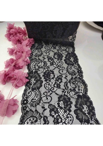 Likralı Dantel,iç Çamaşırı, Tekstil Aksesuar, Abiyedantel,18 cm - 5 Metredir. fiyatları