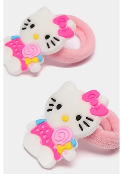 20LI Silikon Kitty Figürlü Toka Lastik Toka Mini Şirin Toka Seti 20 Adet Zarif Toka indirimleri