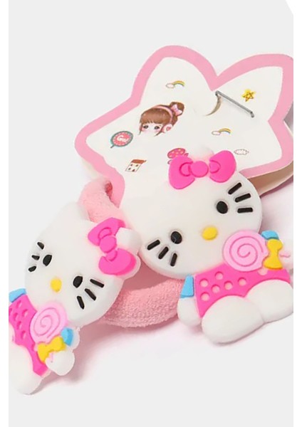 10LU Silikon Kitty Figürlü Toka Lastik Toka Mini Şirin Toka Seti 10 Adet Zarif Toka indirimleri