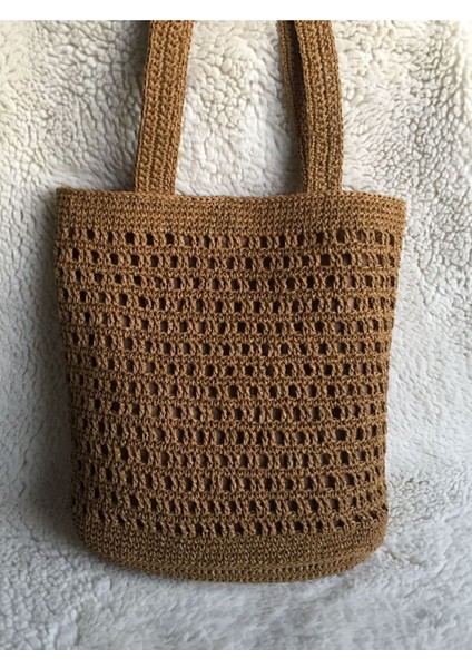 El Yapımı Örgü Çanta , Hasır Çanta, Kadın Omuz Çantası, Plaj Çantası, modelleri
