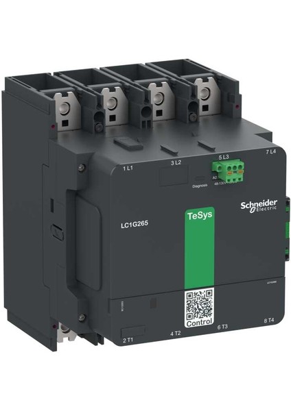 LC1G3304KUEN 160 Kw 1na+1nk 100-250 Ac/dc 4p Kontaktör