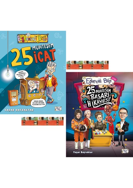 25 Muhteşem Başarı Hikayesi / 25 Muhteşem İcat (2 Kitap) - Yaşar Bayraktar