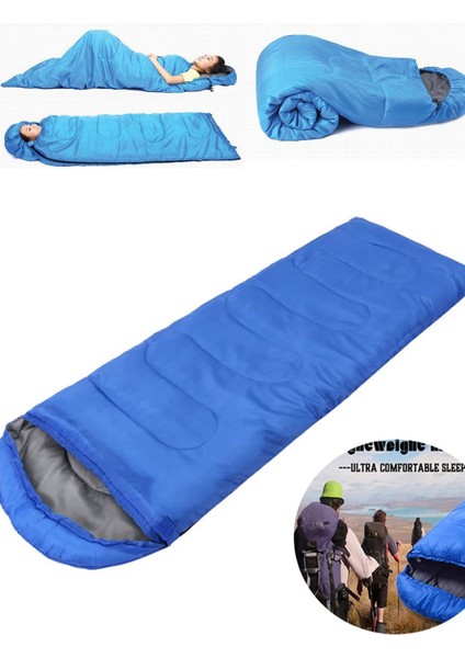 Profesyonel Spor Outdoor Uyku Tulumu Sıcak Tutan Kamp 190X70 cm Her Bedene Uyumlu Termal Tulum