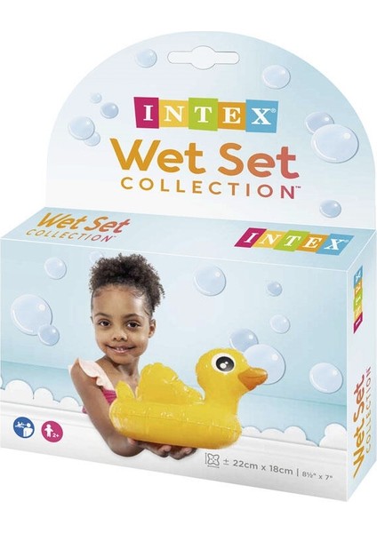 Şişme Su Oyuncağı Ördek - Çocuk Şişme Su Oyunu - Pofuduk Şişme Su Oyuncağı - Çocuk Deniz Oyuncağı - Banyo Oyuncağı 1 ADET