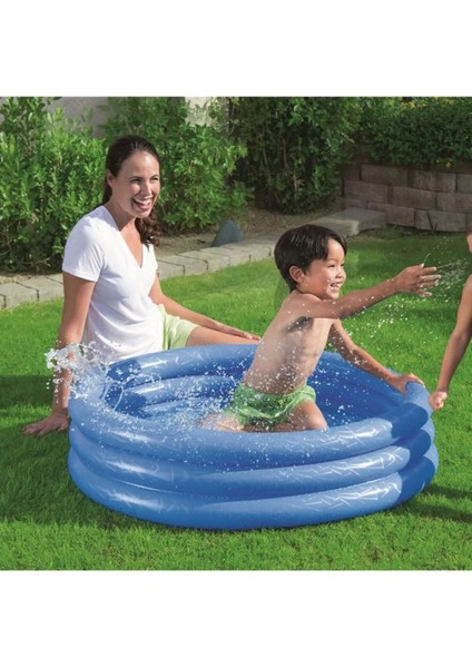 Mavi 51024 Çocuk Havuzu 102 cm x 25CM 3 Bölmeli Renkli