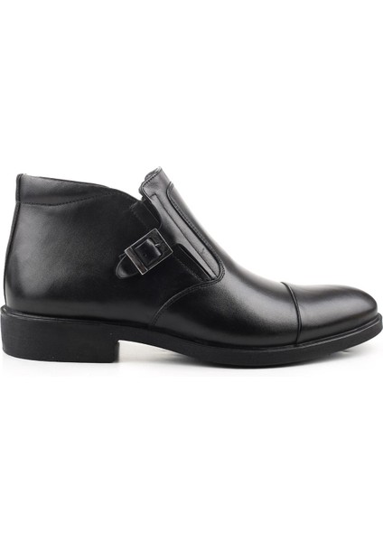 140 Deri Klasik Erkek Kürklü Bot