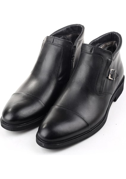 140 Deri Klasik Erkek Kürklü Bot fiyatları