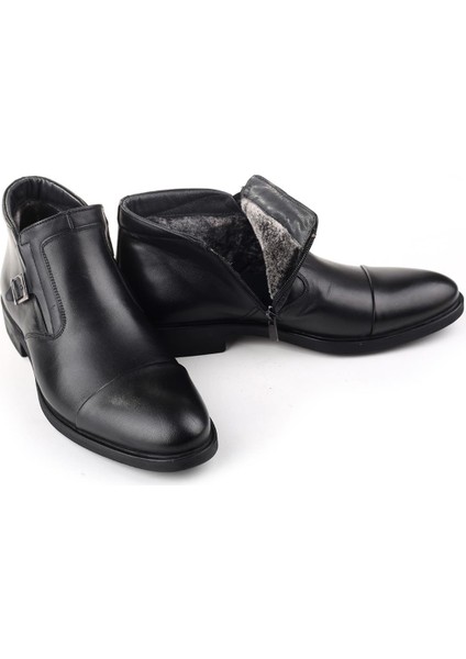 140 Deri Klasik Erkek Kürklü Bot modelleri