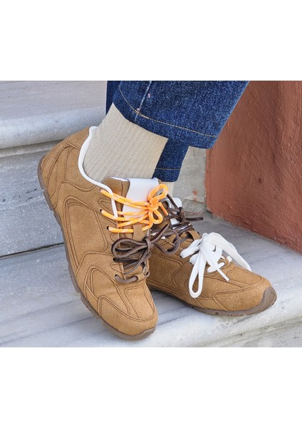 Süet Düz Taban Miu Miu Modeli Kadın Bağcıklı Rahat Spor Ayakkabı fiyatları