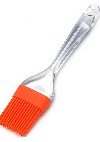 2 Adet Büyük Boy Silikon Yağ, Sos, Yumurta Fırçası 22,5 Cm, Yüksek Isıya Dayanıklı, Pp Saplı