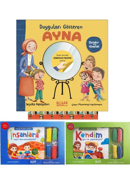 Kendim İçin Ne Yapmalıyım? / İnsanlara Nasıl Davranmalıyım / Duyguları Gösteren Ayna (3 Kitap) - Şeyda Apaydın