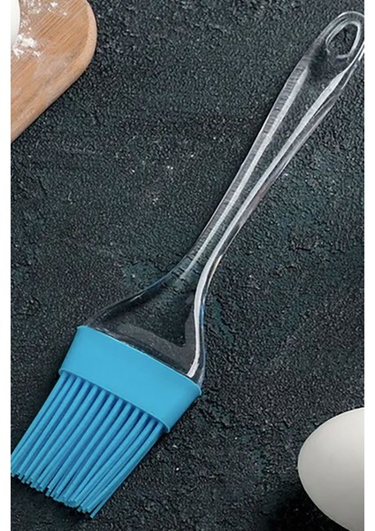 1 Adet Büyük Boy Silikon Yağ, Sos, Yumurta Fırçası 22,5 Cm, Yüksek Isıya Dayanıklı, Pp Saplı