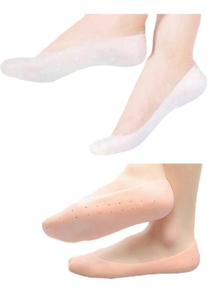Silikon Patik Yumuşak Rahat Çorap Patik (Çift) Topuk Çatlak Gideren Ayak Bakım Çorapı 2 Adet fiyatları