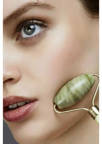 Profesyonel Doğal Yüz Canlandırıcı 2 Taraflı Yüz Rulosu & Yeşim Taşı & Maske Jel Fırça modelleri