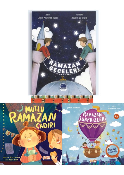 Ramazan Geceleri / Ramazan Sürprizleri Ara Bul / Mutlu Ramazan Çadırı (3 Kitap)