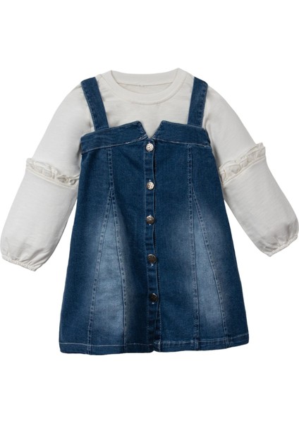 Antalya Kot Salopetli Kız Çocuk Ikili Takım