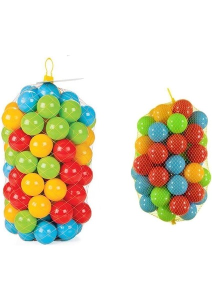 Activeshop 114 CMX25 cm Şişme Tabanlı Havuz+ 130 Adet Top+ Devir-Kazan Kutular ve El Pompası