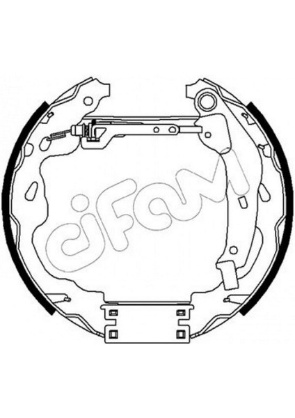 Arka Fren Balatali Merkezli Kit Ford Fiesta Vii Hj. Hf 05/17- -Ford Fiesta Vii 18- 10