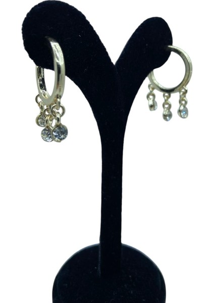 Taşlı Tanturlu Küpe